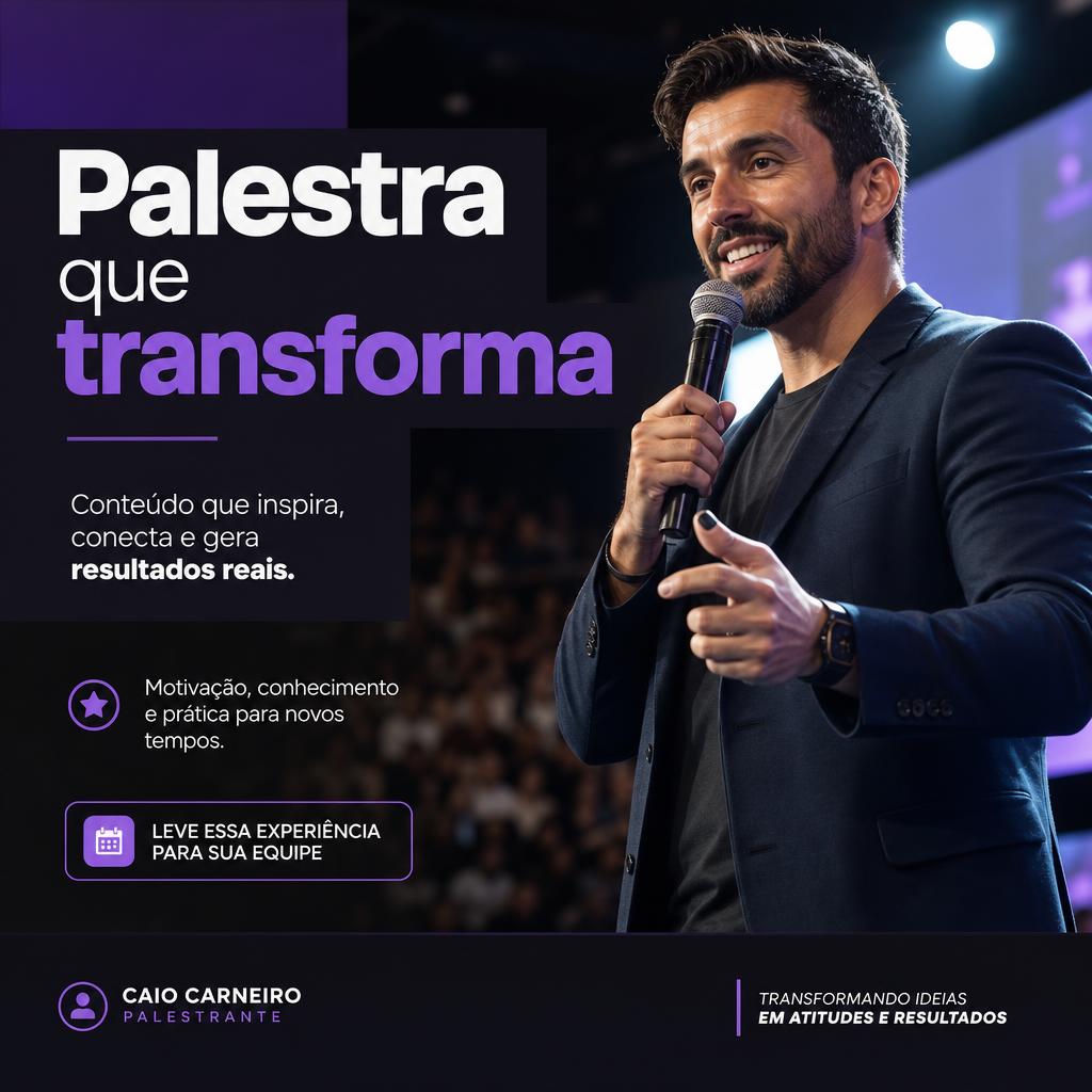 Palestra que transforma